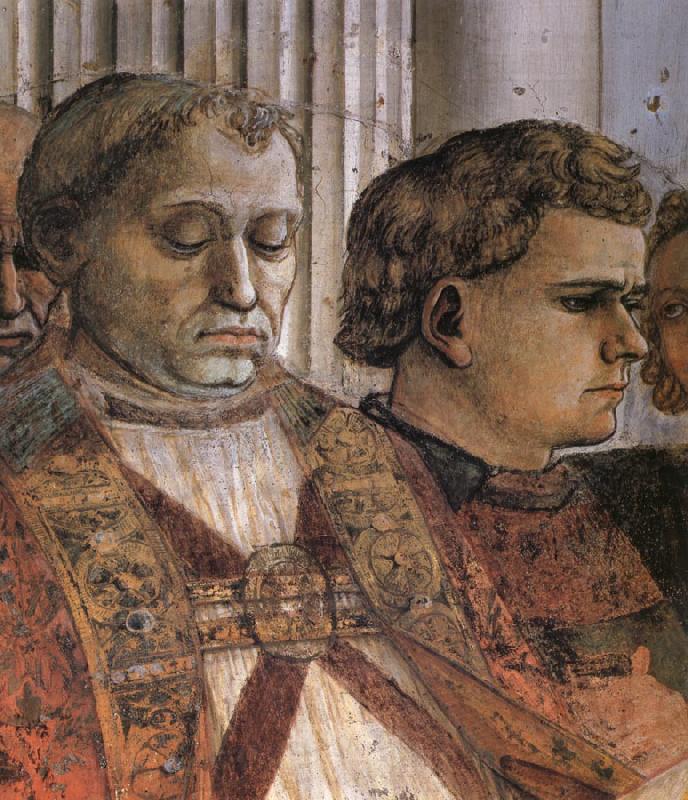 Fra Filippo Lippi Details of The Celebration of the Relics of St Stephen and Part of the Martyrdom of St Stefano France oil painting art